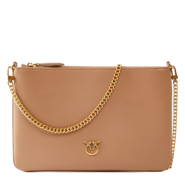 Pinko Sac bandoulire Flat Love Simply moyen - UNICAN Beige- Ref 137 €